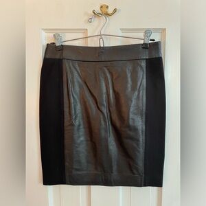 Black mini skirt by LOFT, size 2p